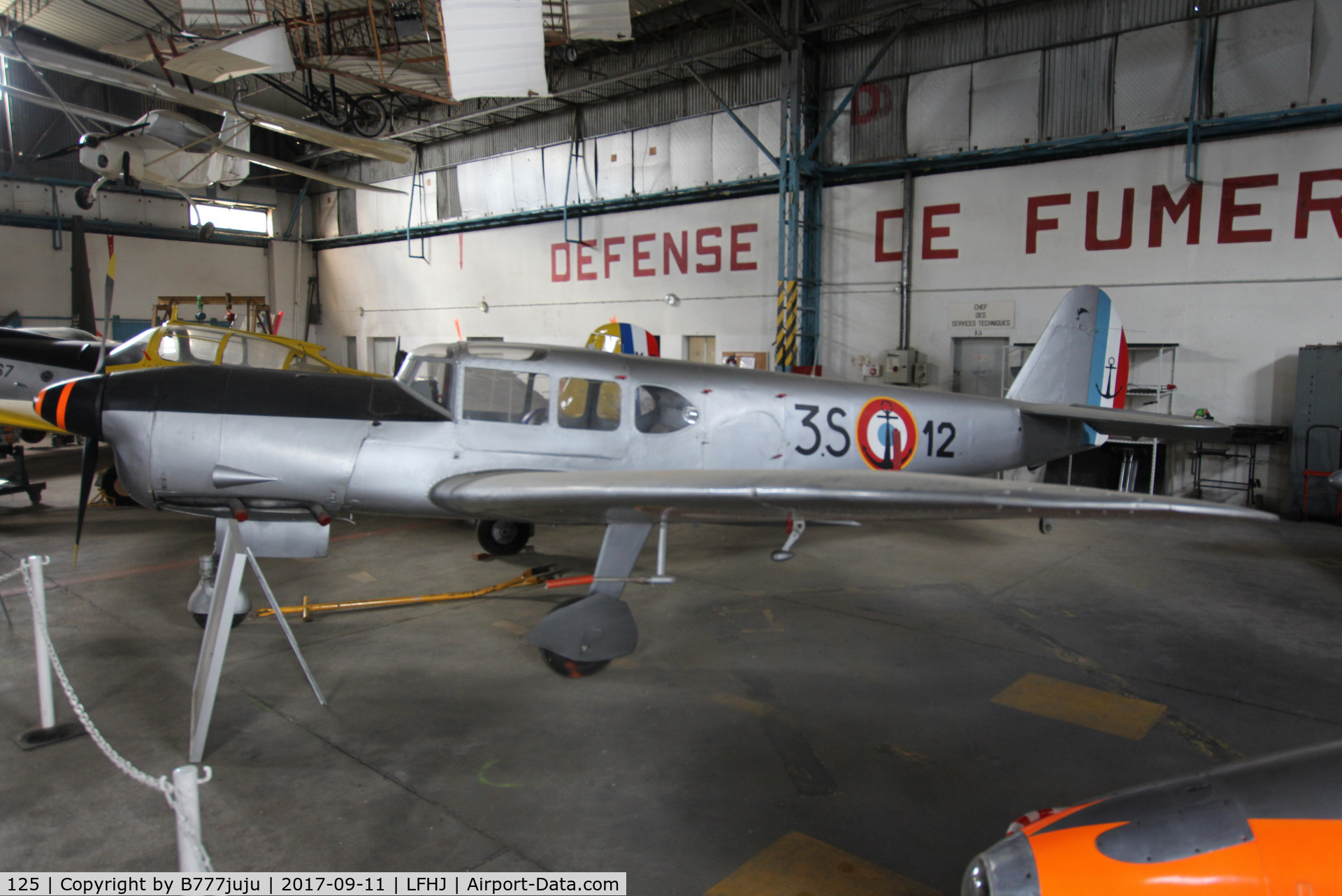 125, Nord 1101 Noralpha C/N 125, Musée de l'Aviation Clément Ader