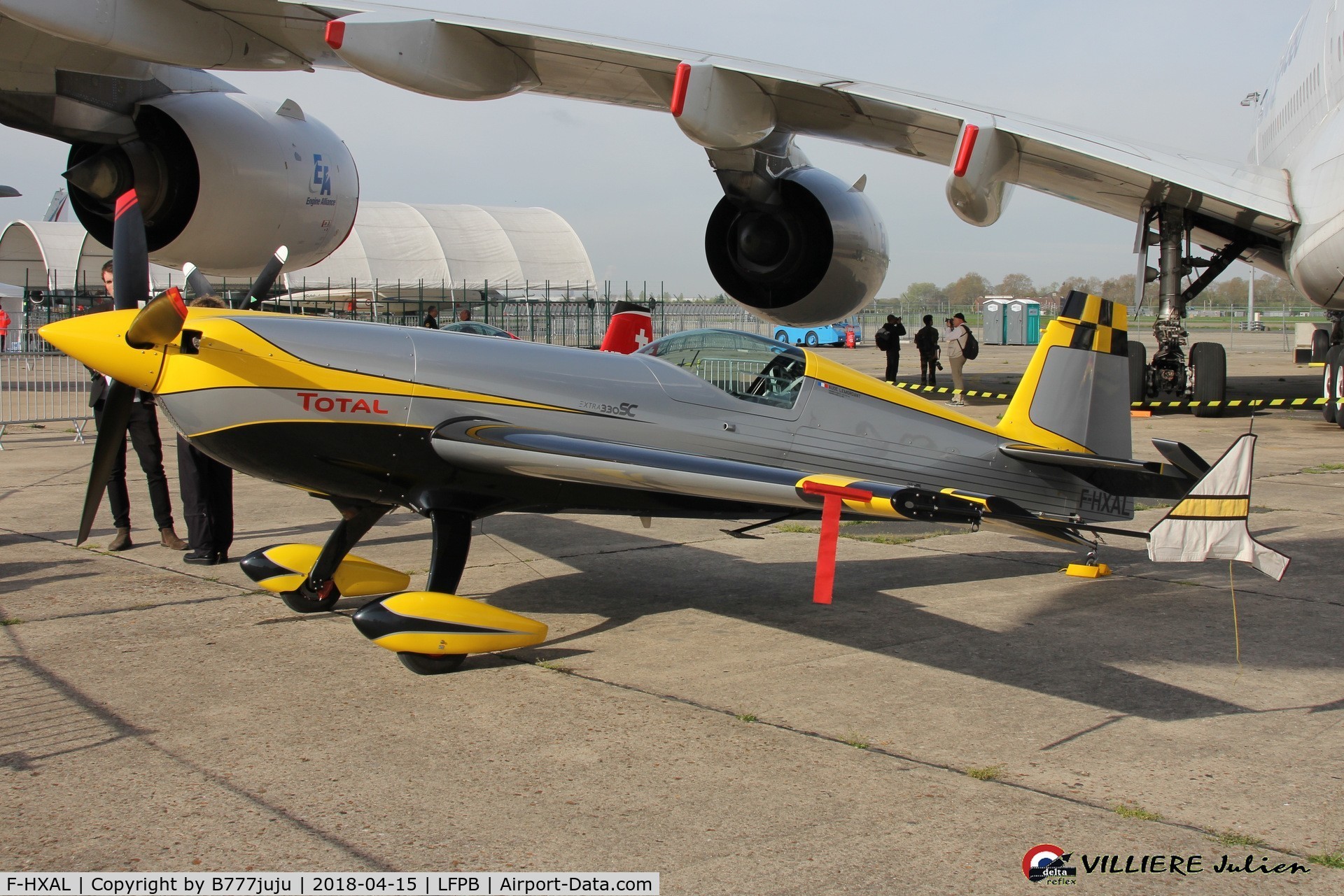 F-HXAL, Extra EA-300SC C/N SC047, at Le Bourget