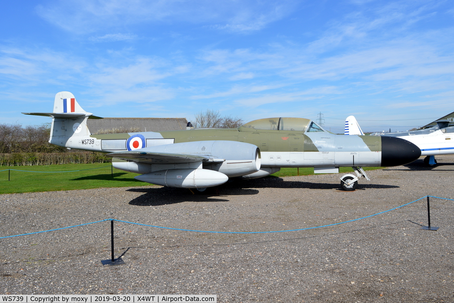 WS739, Gloster Meteor NF(T).14 C/N Not found WS739, Gloster Meteor NF(T).14 at Winthorpe.