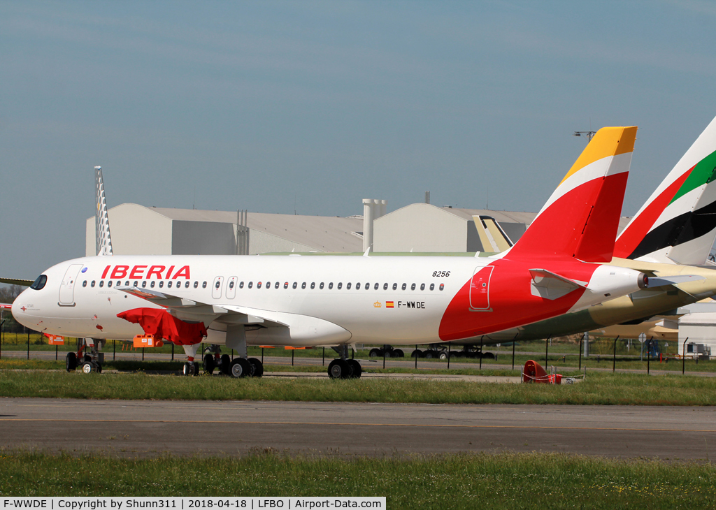 F-WWDE, 2018 Airbus A320-251N C/N 8256, C/n 8256 - To be EC-MXY