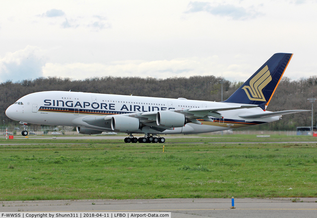 F-WWSS, 2017 Airbus A380-841 C/N 0251, C/n 0251 - To be 9V-SKW