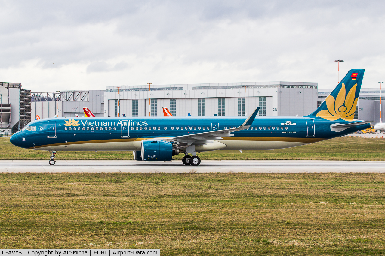 D-AVYS, 2009 Airbus A319-111 C/N 4056, New : Vietnam Airlines
