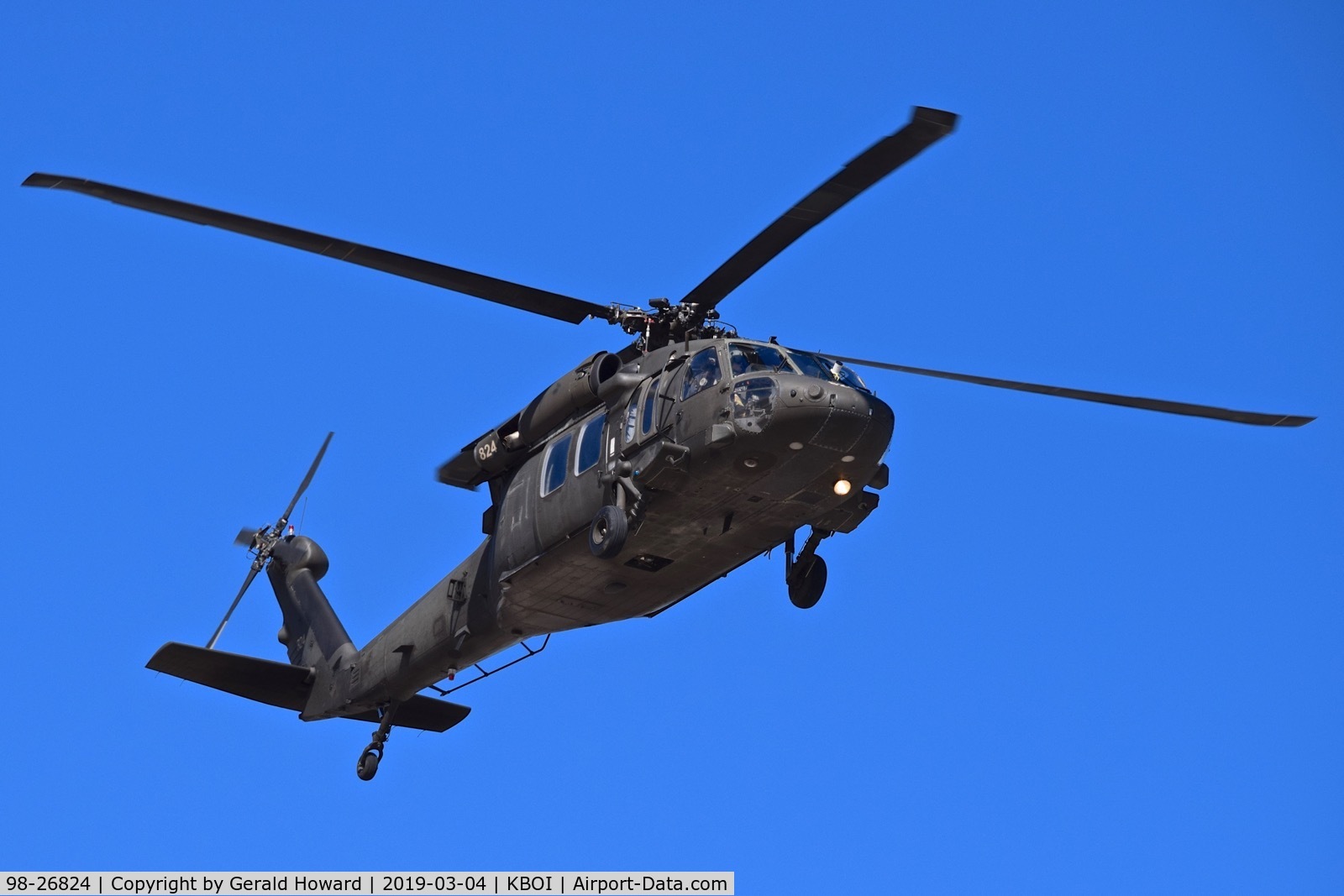 98-26824, 1998 Sikorsky UH-60L Black Hawk C/N 70-2489, Idaho Army National Guard.