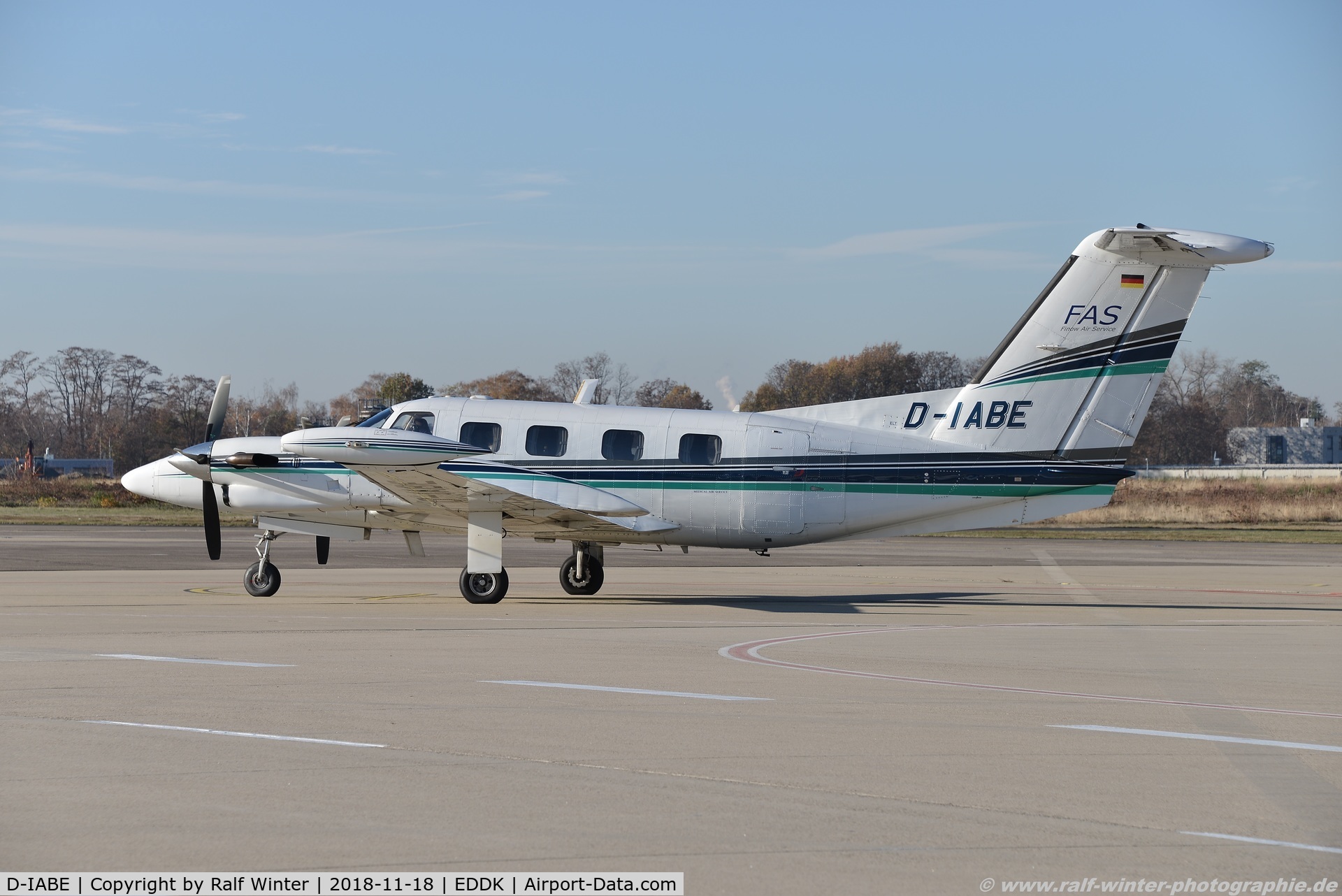 D-IABE, 1980 Piper PA-42-720 Cheyenne III C/N 42-8001037, Piper PA-42-720 - Finow Air Service - 42-8001037 - D-IABE -  18.11.2018 - CGN