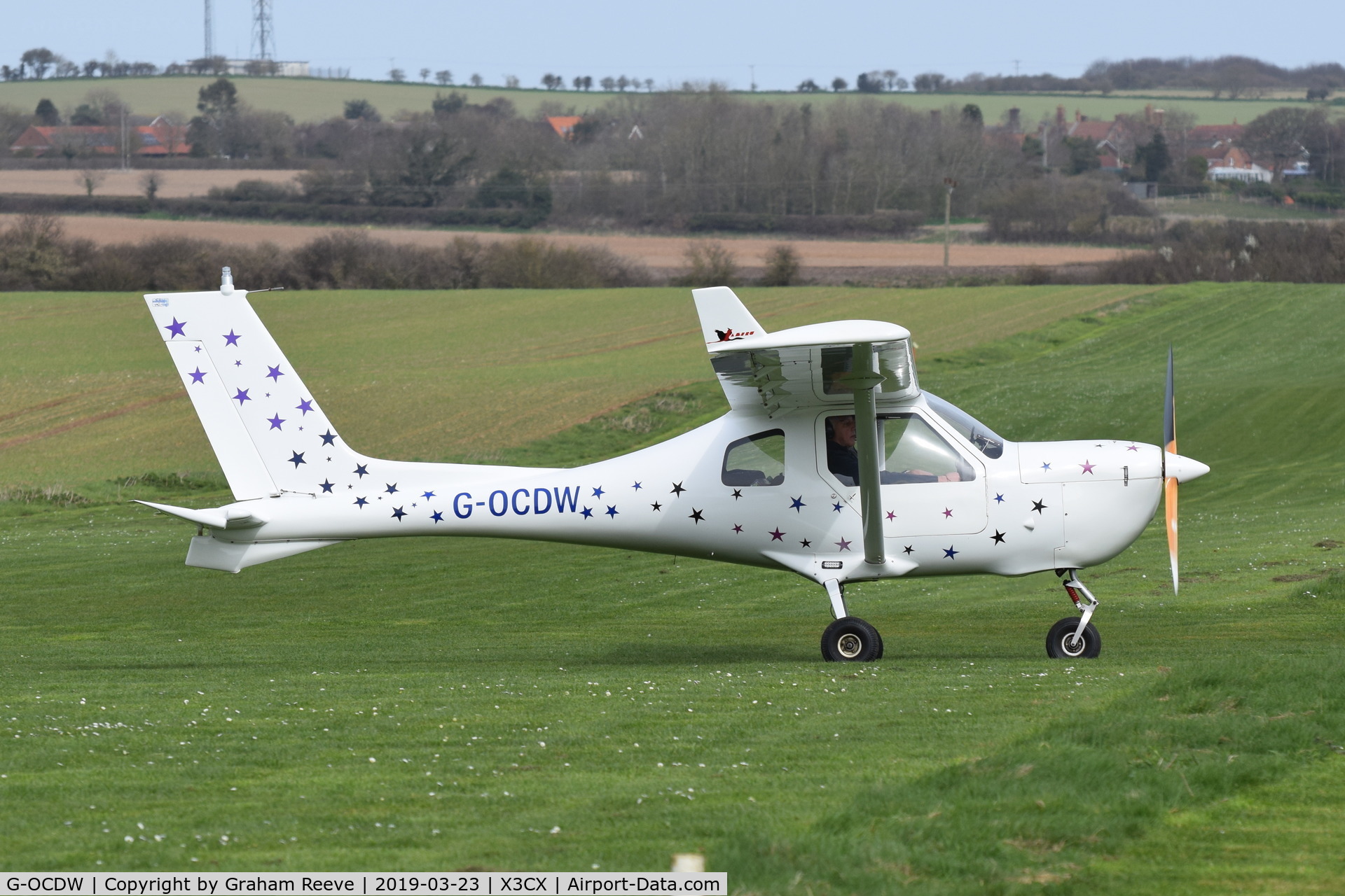 G-OCDW, 2004 Jabiru UL-450 C/N PFA 274A-14122, Just landed at Northrepps.
