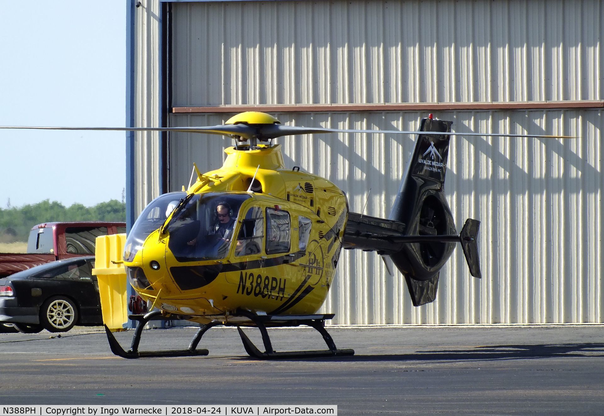 N388PH, 2008 Eurocopter EC-135P-2+ C/N 0701, Eurocopter EC135P2+ at Garner Field airport, Uvalde TX