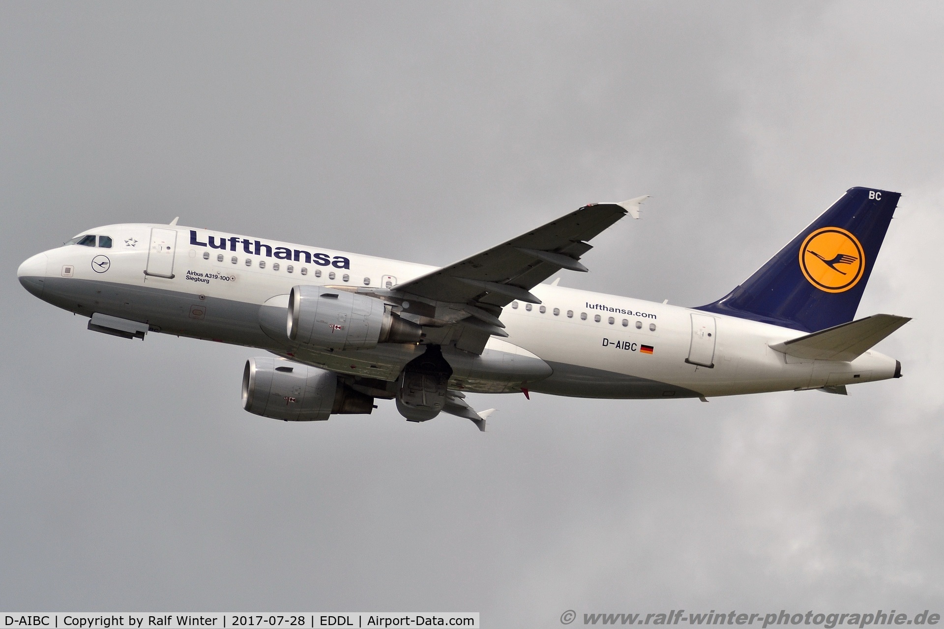 D-AIBC, 2010 Airbus A319-112 C/N 4332, Airbus A319-112 - LH DLH Lufthansa 'Siegburg' - 4332 - D-AIBC - 28.07.2017 - DUS