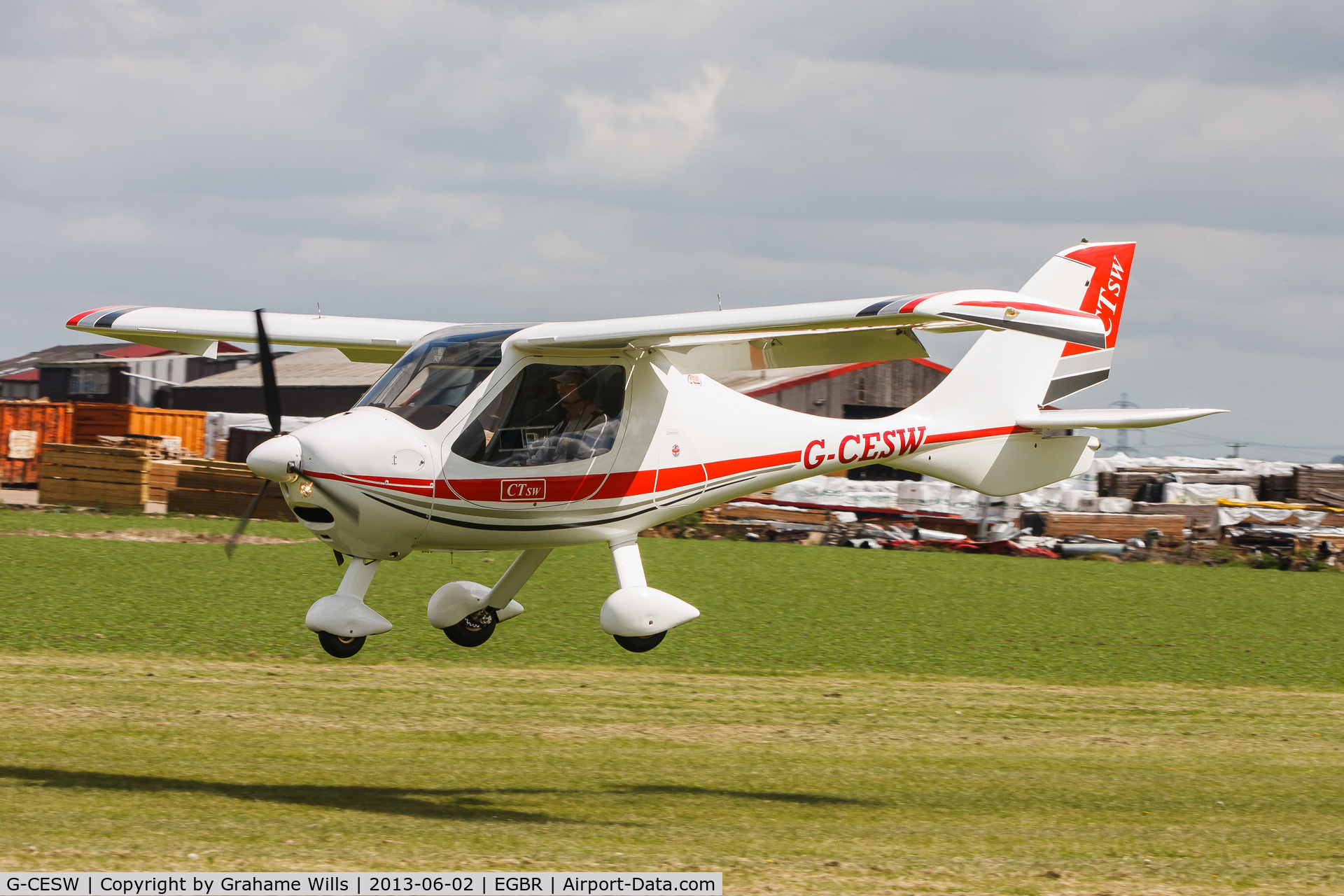 G-CESW, 2007 Flight Design CTSW C/N 8296, Flight Design CTSW G-CESW Breighton 2/6/13