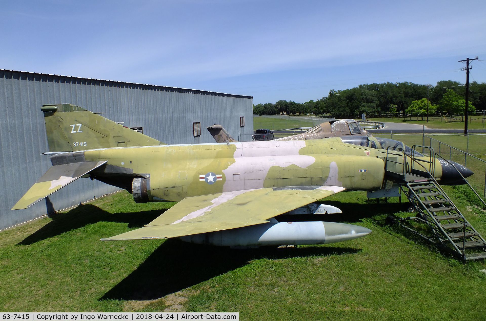 63-7415, 1963 McDonnell F-4C Phantom II C/N 342, McDonnell F-4C Phantom II at the Texas Air Museum at Stinson Field, San Antonio TX