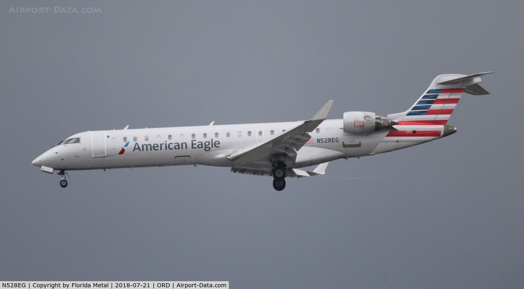 N528EG, Bombardier CRJ-702 (CL-600-2C10) Regional Jet C/N 10306, American Eagle
