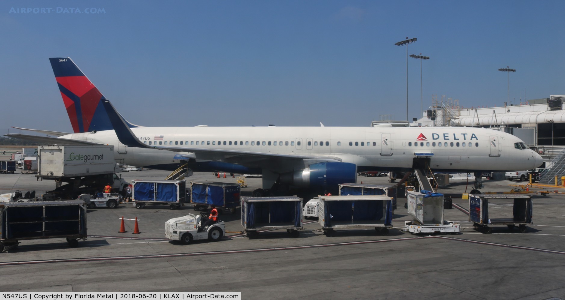N547US, 1996 Boeing 757-251 C/N 26494, Delta