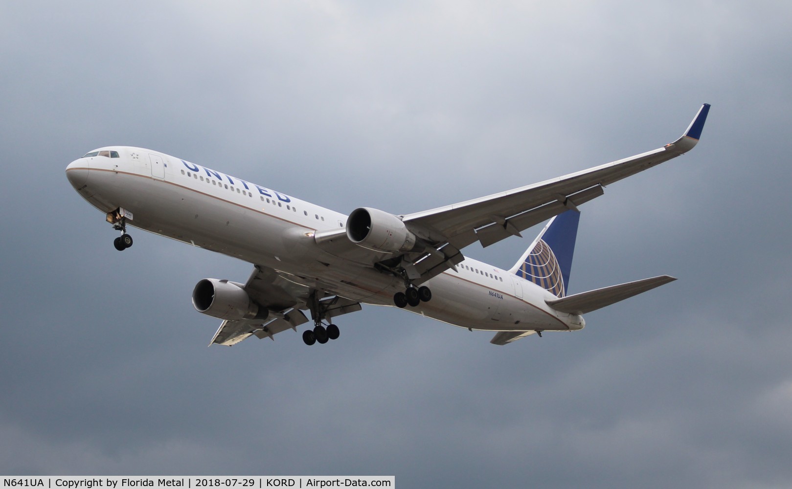 N641UA, 1991 Boeing 767-322/ER C/N 25091, United