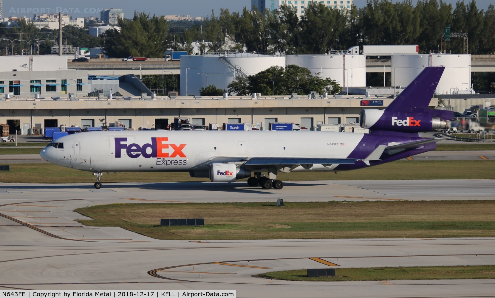N643FE, McDonnell Douglas MD-11F C/N 48486, FedEx