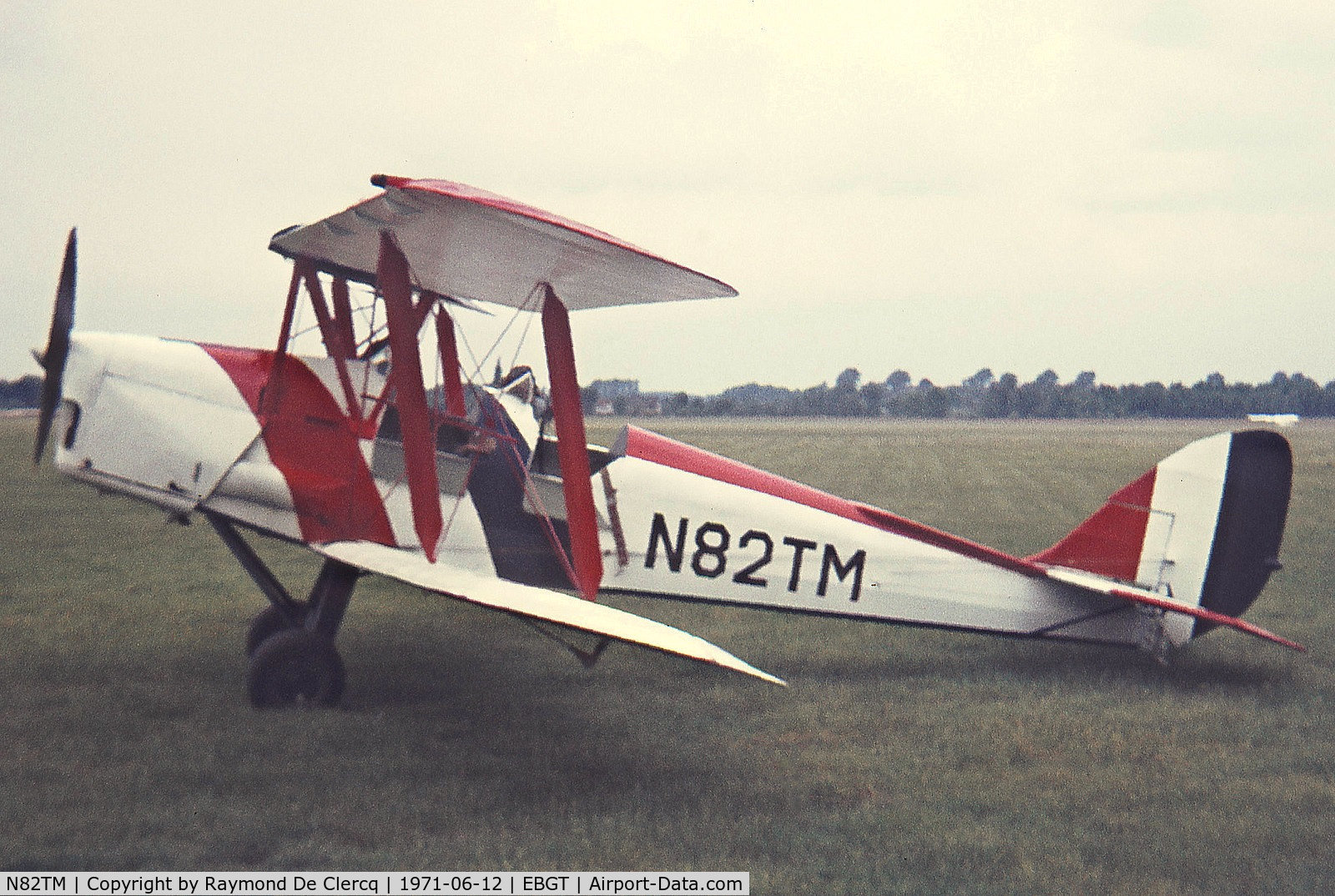 N82TM, 1938 De Havilland DH-82A Tiger Moth II C/N 3815, This is the Tiger Moth with c/n 3815. Sorry , my mistake.
At Ghent airfield in 1971.