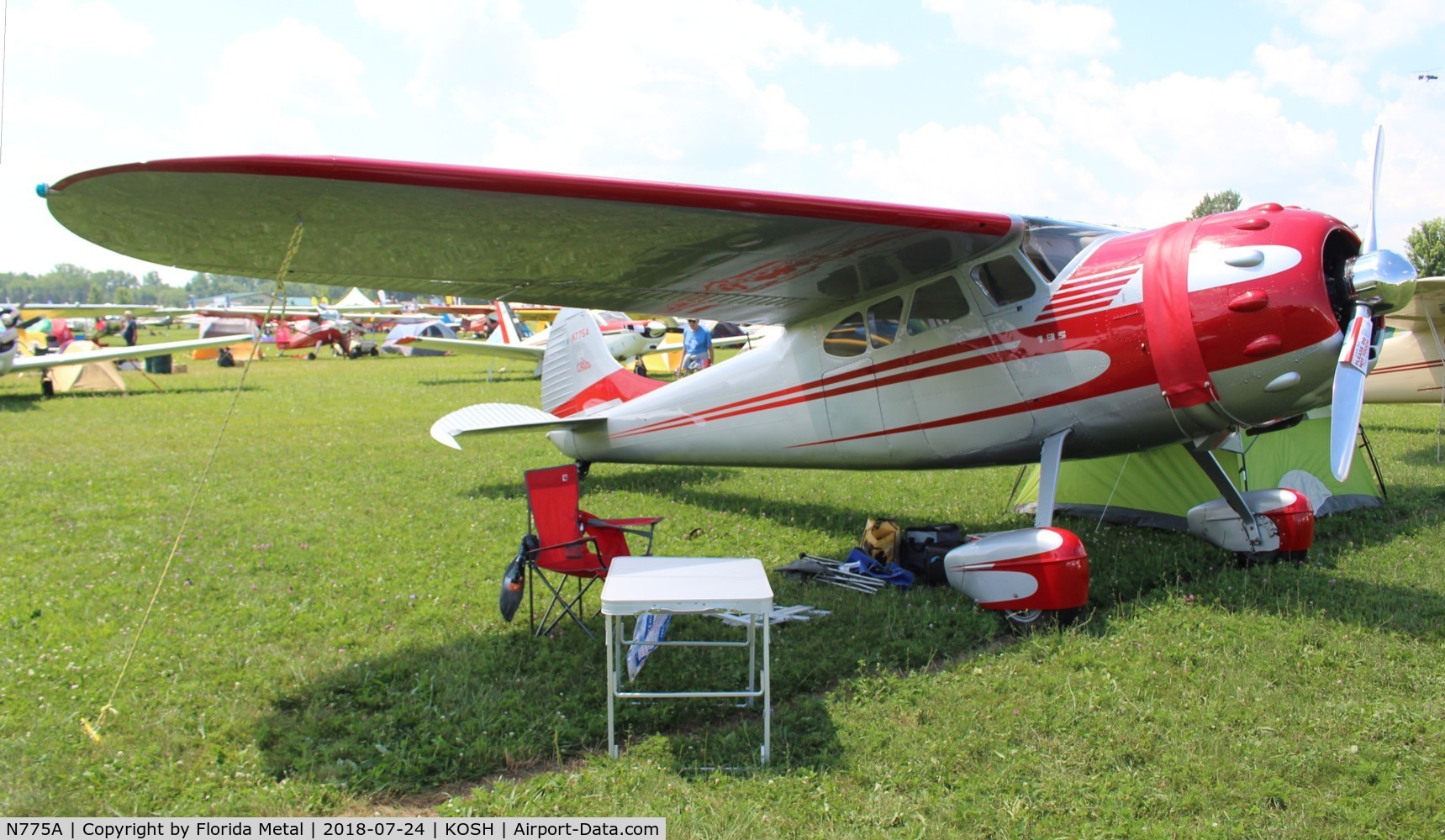 N775A, 1951 Cessna 195B Businessliner C/N 7631, Cessna 195B