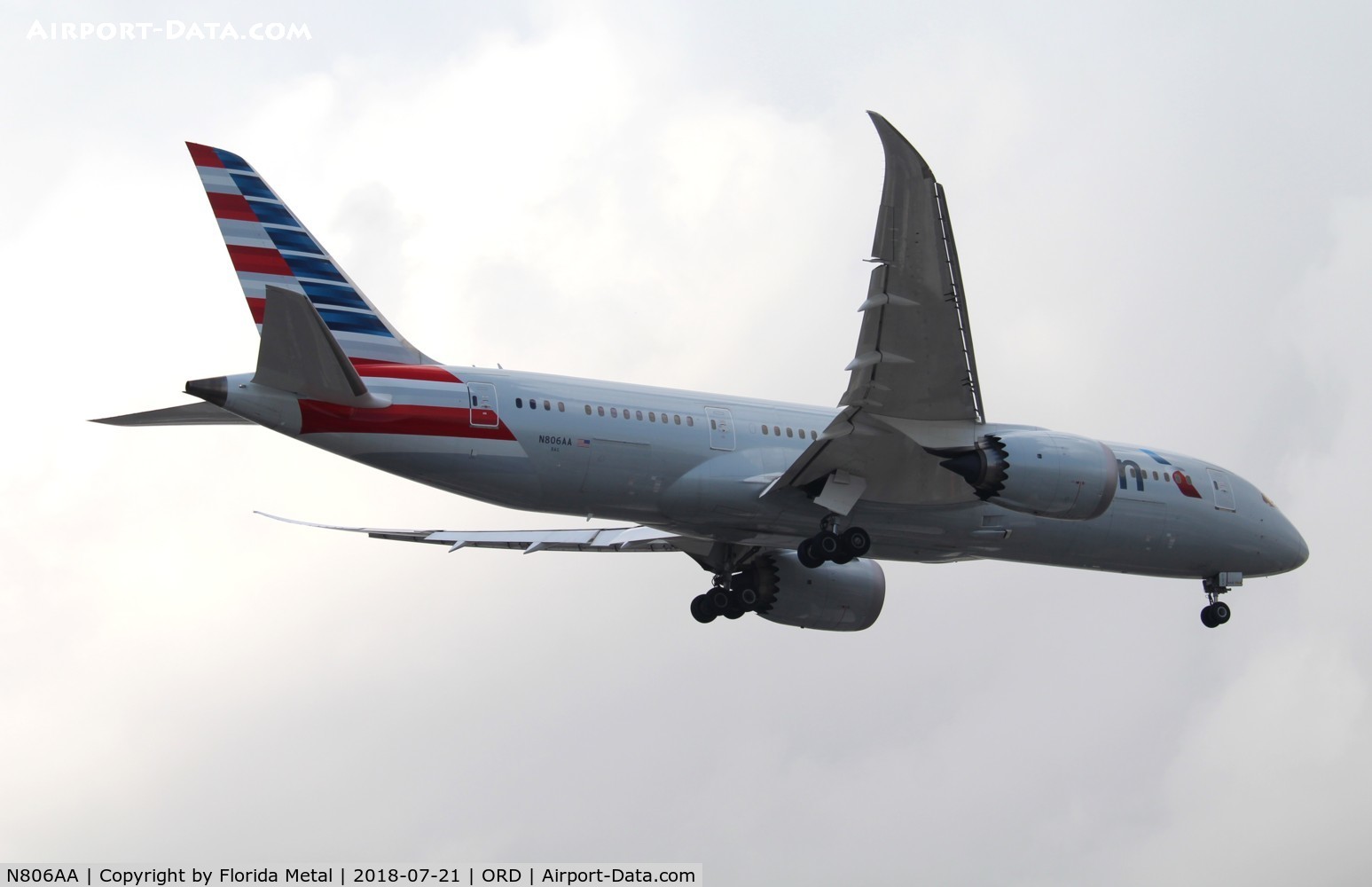 N806AA, 2015 Boeing 787-8 Dreamliner C/N 40624, American