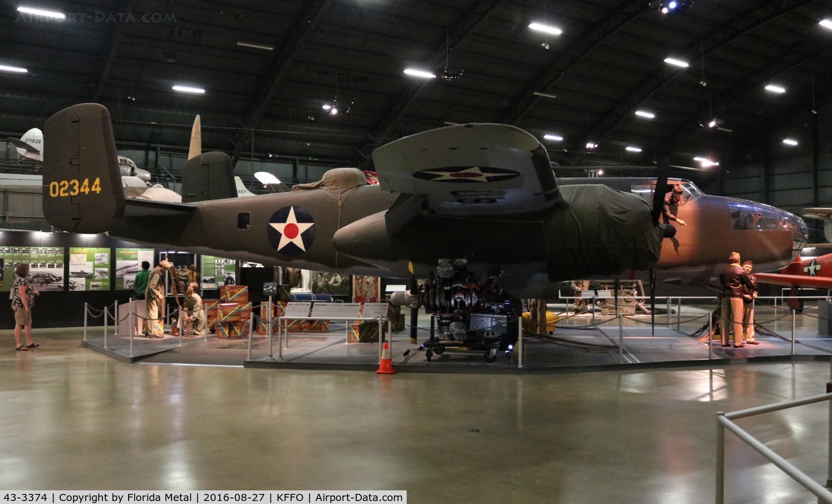 43-3374, 1943 North American B-25D Mitchell C/N 100-20700, B-25D