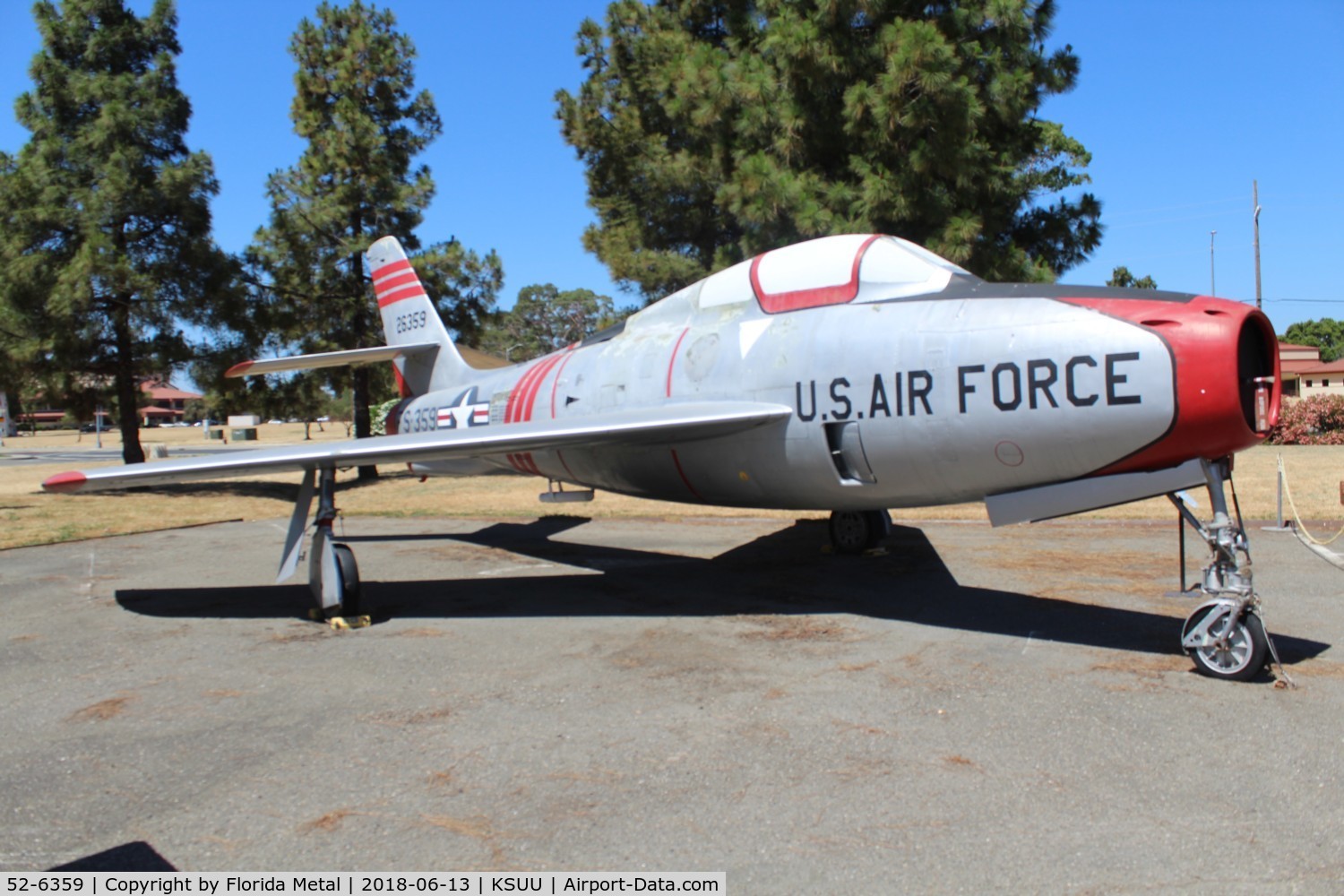 52-6359, Republic F-84F Thunderstreak C/N Not found 52-6359, F-84F