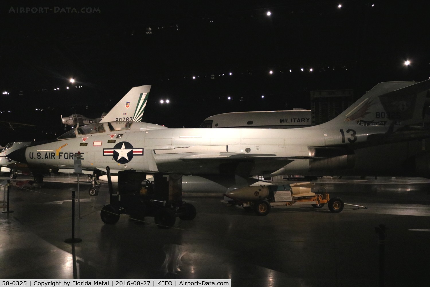 58-0325, 1958 McDonnell F-101B-110-MC Voodoo C/N 697, F-101B