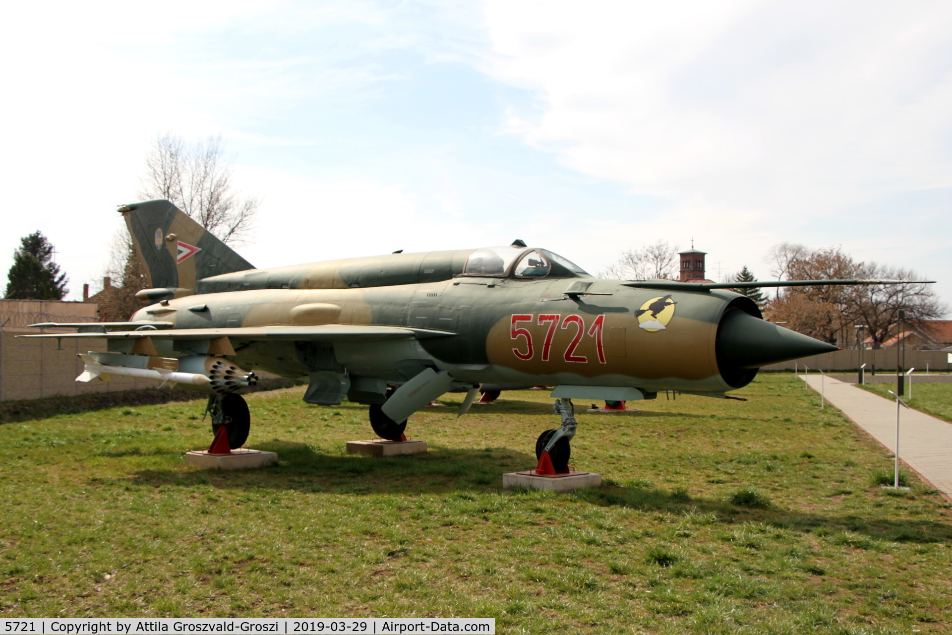 5721, Mikoyan-Gurevich MiG-21bis C/N 75035721, RepTár. Szolnok aviation history museum, Hungary