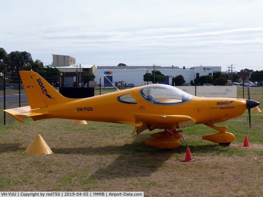 VH-YUU, 2017 BRM Aero Bristell NG5 LSA C/N 274, Soar Aviation Bristell at Moorabbin Apr 5, 2019