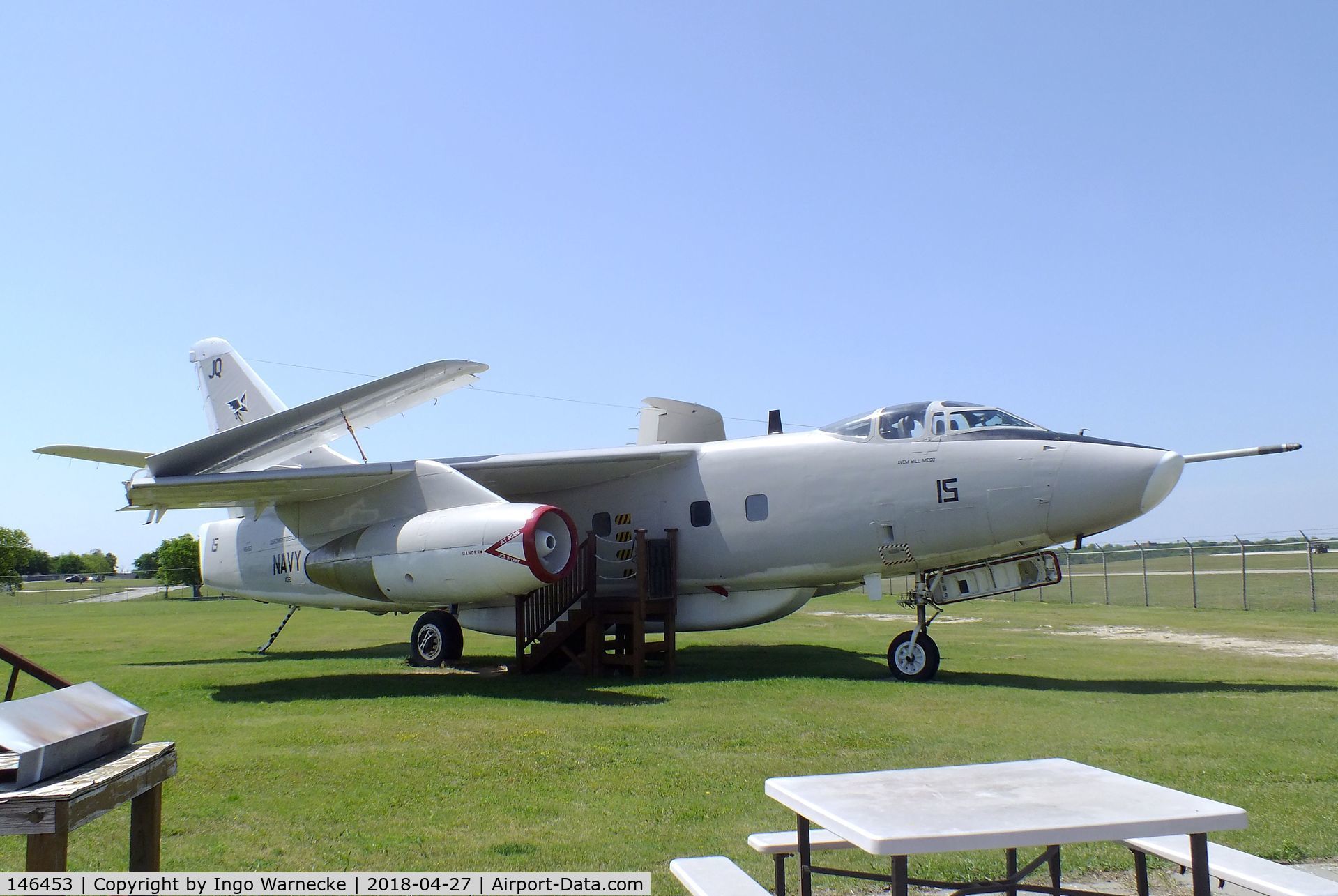 146453, Douglas EA-3B Skywarrior C/N 12405, Douglas EA-3B (A3D-2Q) Skywarrior at the Vintage Flying Museum, Fort Worth TX