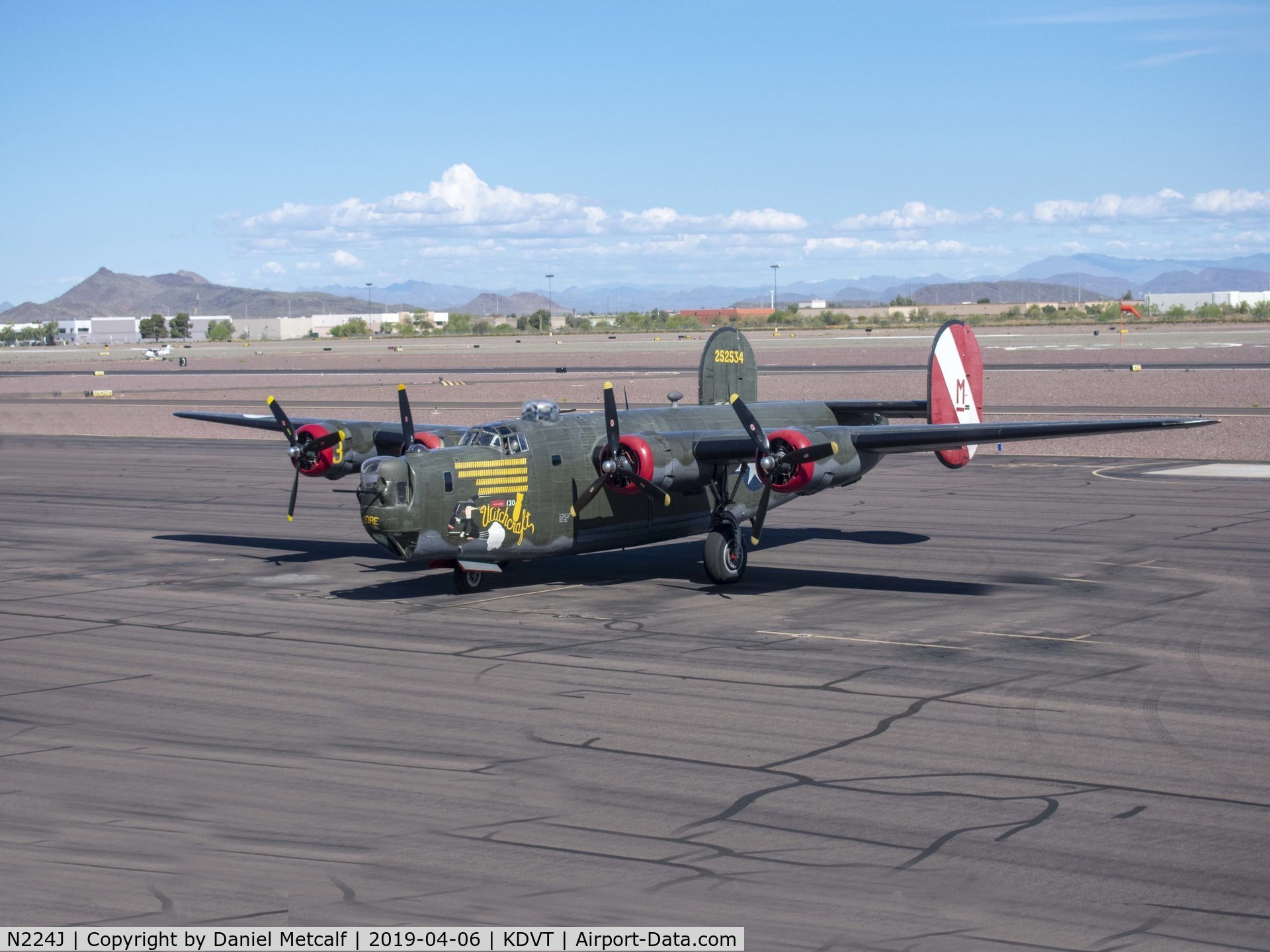 N224J, 1944 Consolidated B-24J-85-CF Liberator C/N 1347 (44-44052), Wings of Freedom Tour at Phoenix Deer Valley Airport