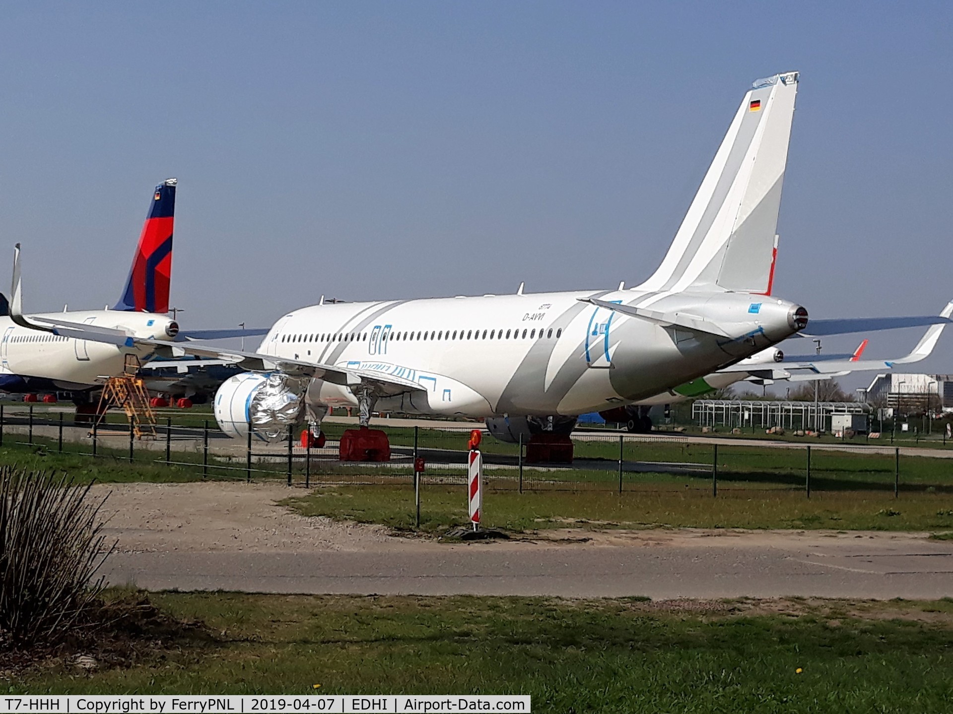 T7-HHH, 2018 Airbus A320-251N C/N 8774, A320CJ Neo waiting for completion and delivery
