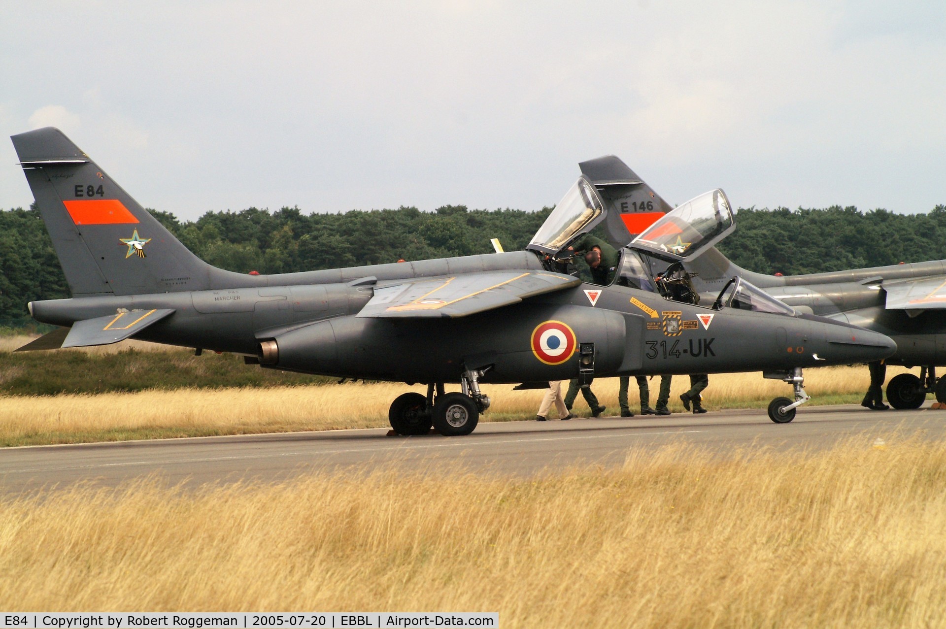 E84, Dassault-Dornier Alpha Jet E C/N E84, SPOTTERSDAY.314-UK.