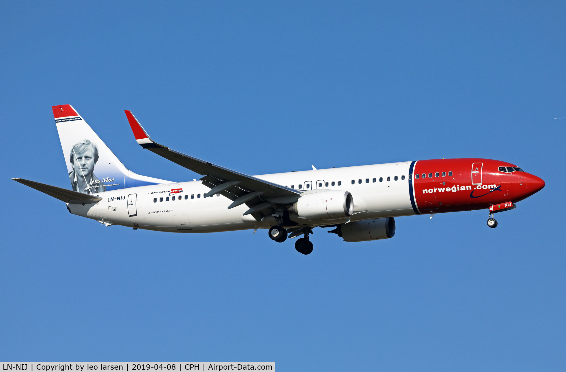 LN-NIJ, 2018 Boeing 737-8JP C/N 42094, Copenhagen 8.4.2019