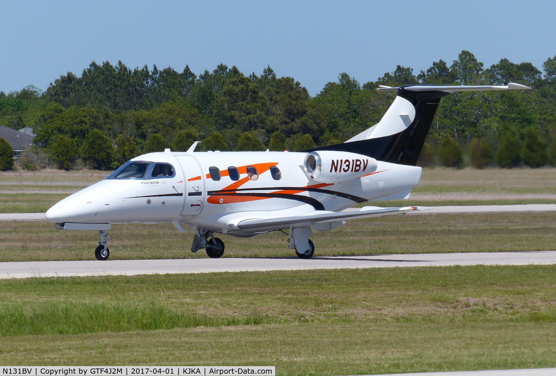 N131BV, 2011 Embraer EMB-500 Phenom 100 C/N 50000268, N131BV  at Jack Edwards, FL 1.4.17