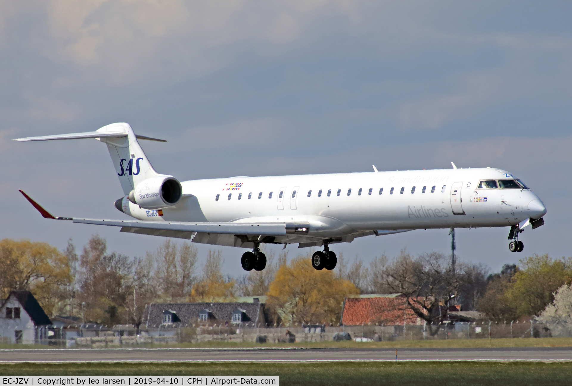 EC-JZV, 2007 Bombardier CRJ-900 (CL-600-2D24) C/N 15117, Copenhagen 10.4.2019