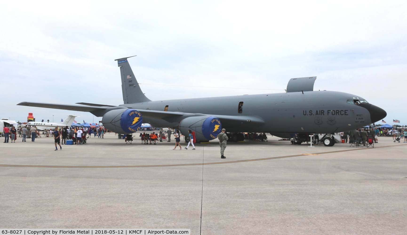 63-8027, 1963 Boeing KC-135R Stratotanker C/N 18644, MacDill Airfest 2018