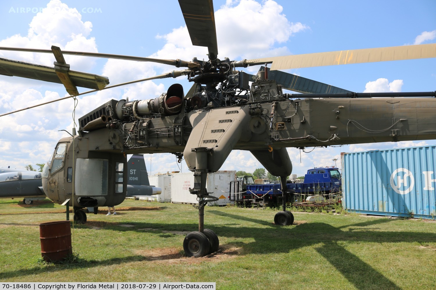 70-18486, 1970 Sikorsky CH-54B Tarhe C/N 64-094, CH-54 at Russell