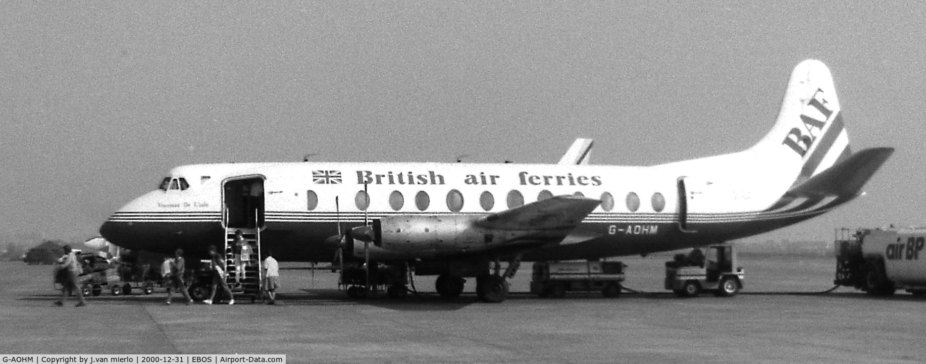 G-AOHM, 1957 Vickers Viscount 802 C/N 162, Ostend, belgium