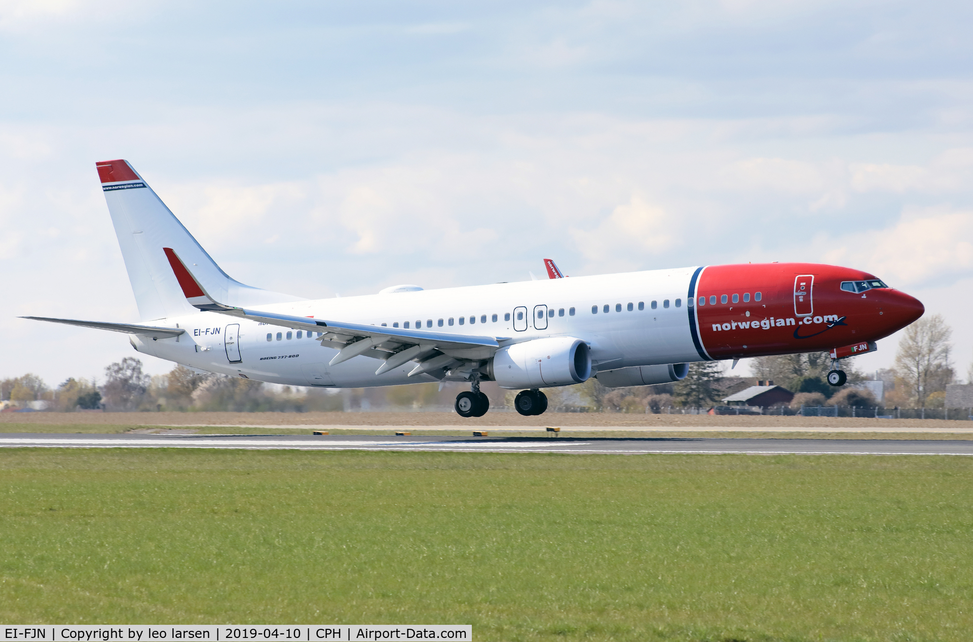EI-FJN, 2016 Boeing 737-8JP C/N 41152, Copenhagen 10.4.2019