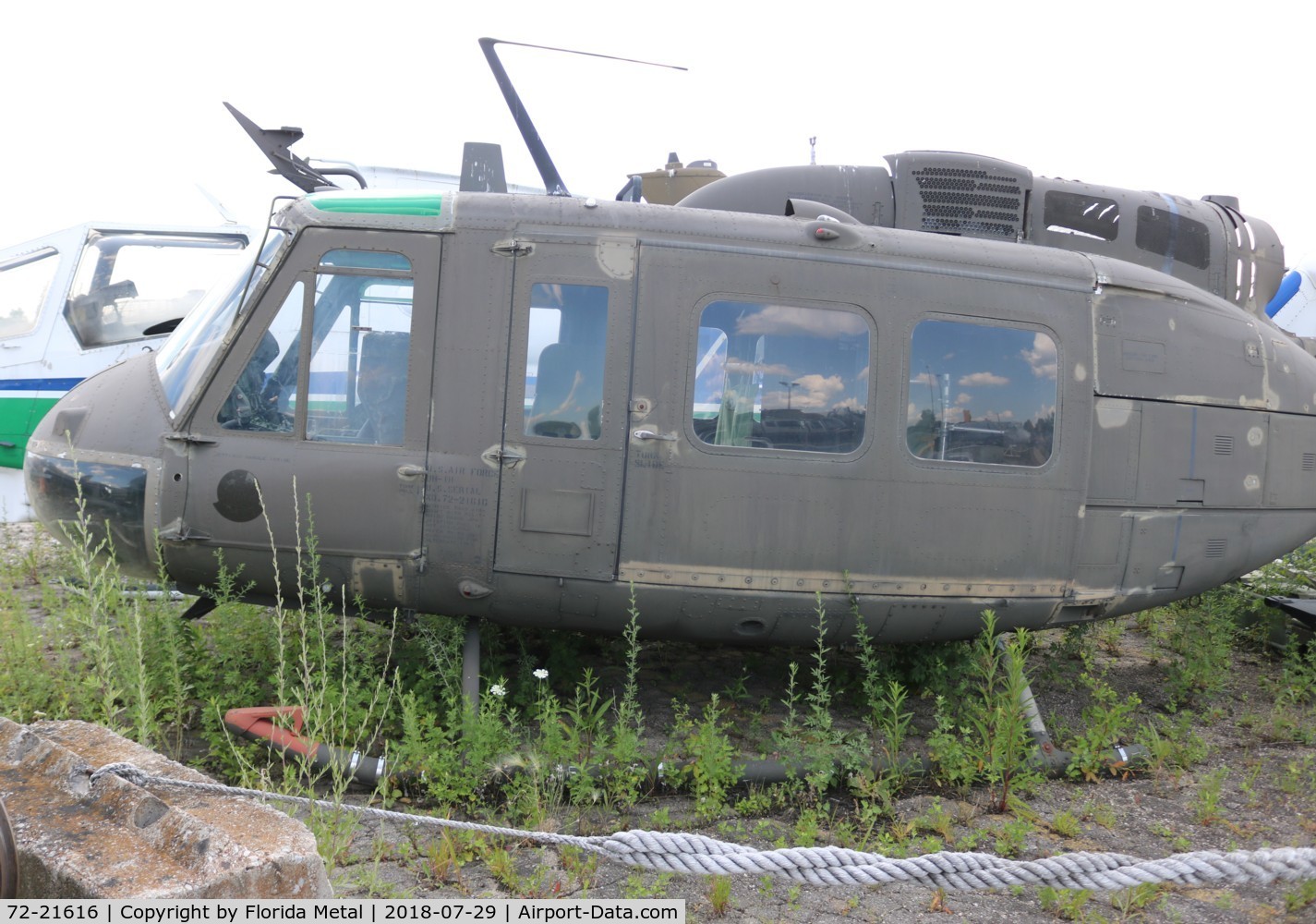 72-21616, 1972 Bell UH-1H Iroquois C/N 13315, Huey at Russell