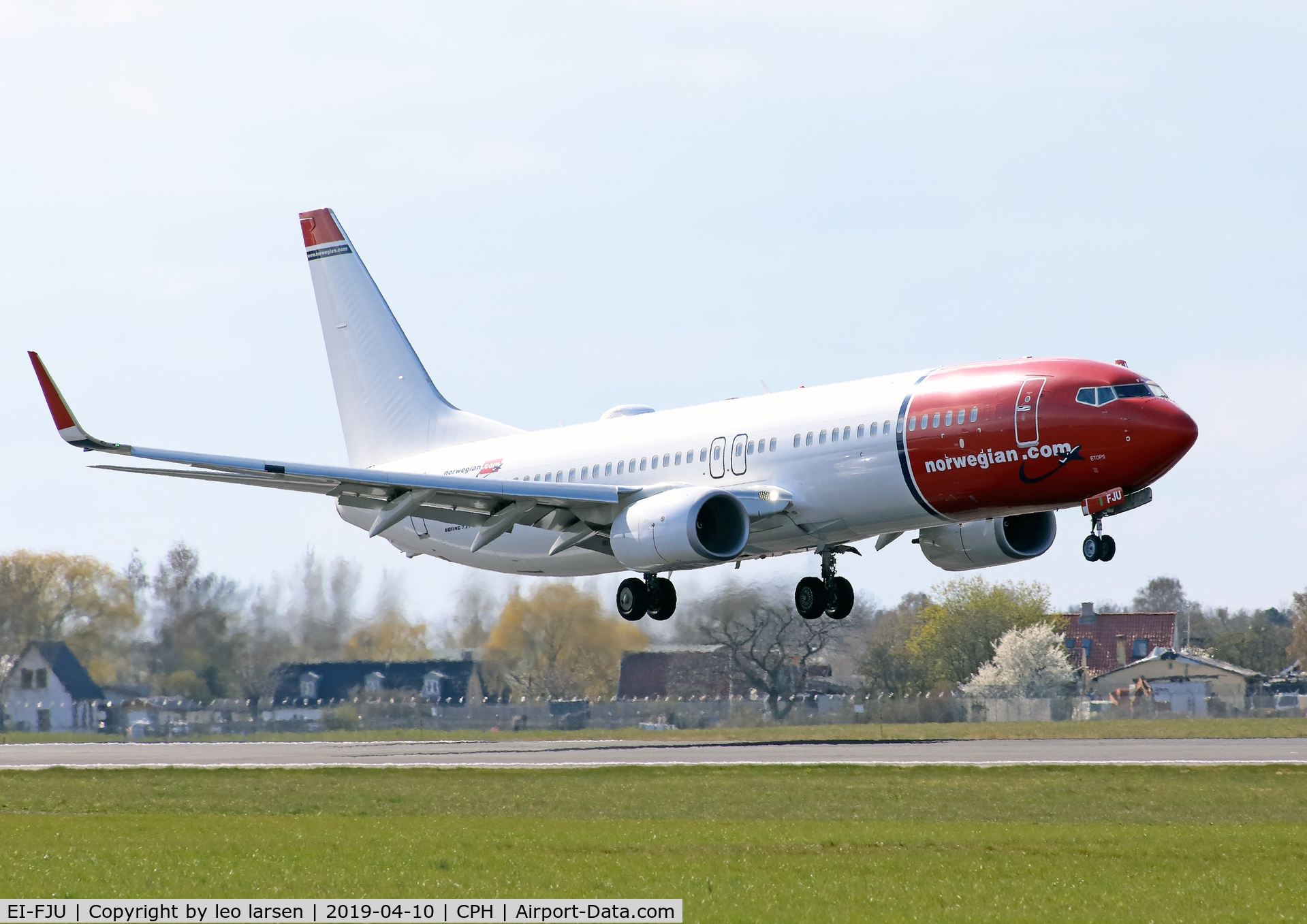 EI-FJU, 2016 Boeing 737-8JP C/N 42273, Copenhagen 10.4.2019