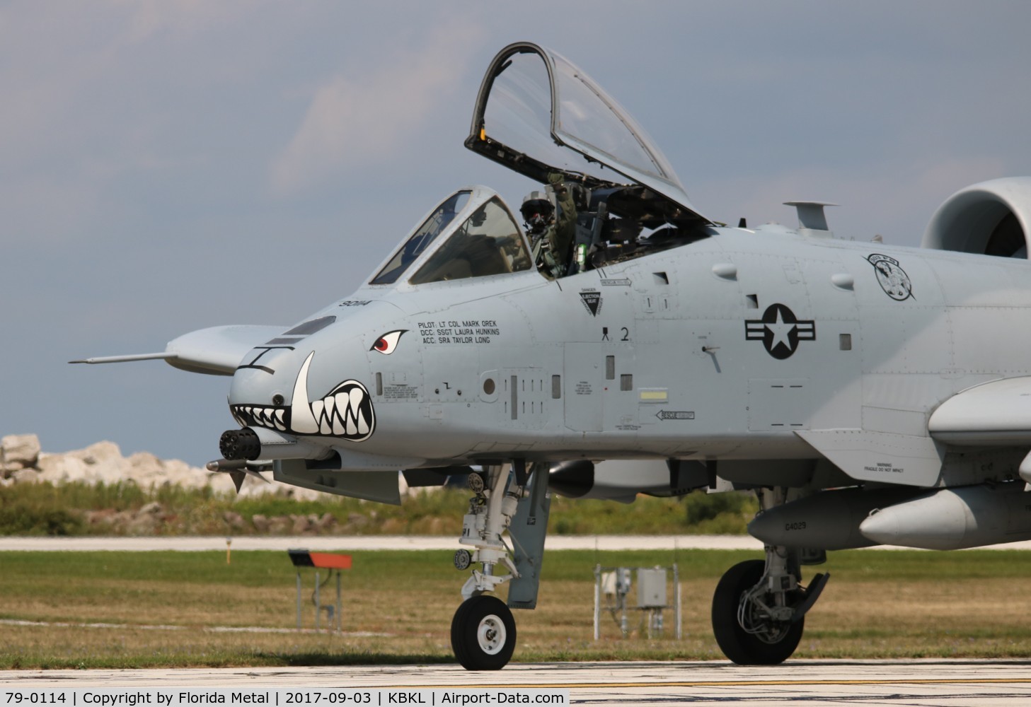 79-0114, 1979 Fairchild Republic A-10C Thunderbolt II C/N A10-0378, Cleveland Airshow 2017