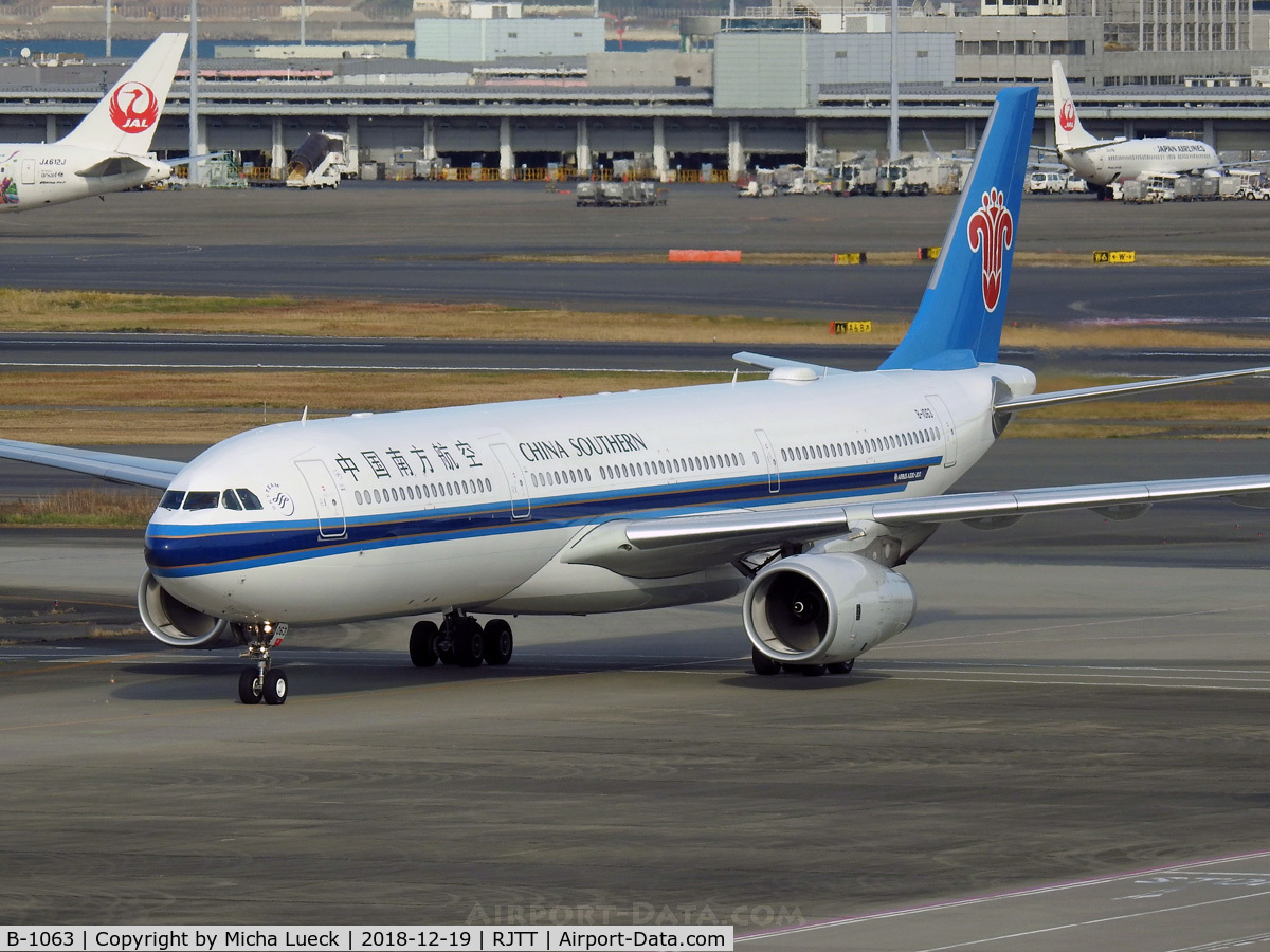 B-1063, 2018 Airbus A330-343 C/N 1852, At Haneda