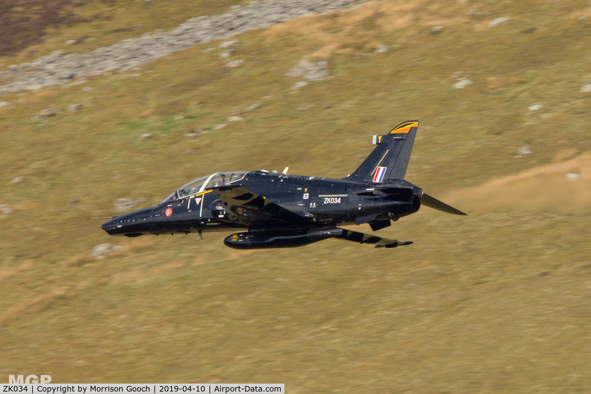 ZK034, 2010 British Aerospace Hawk T2 C/N RT025/1263, Taken from CAD East