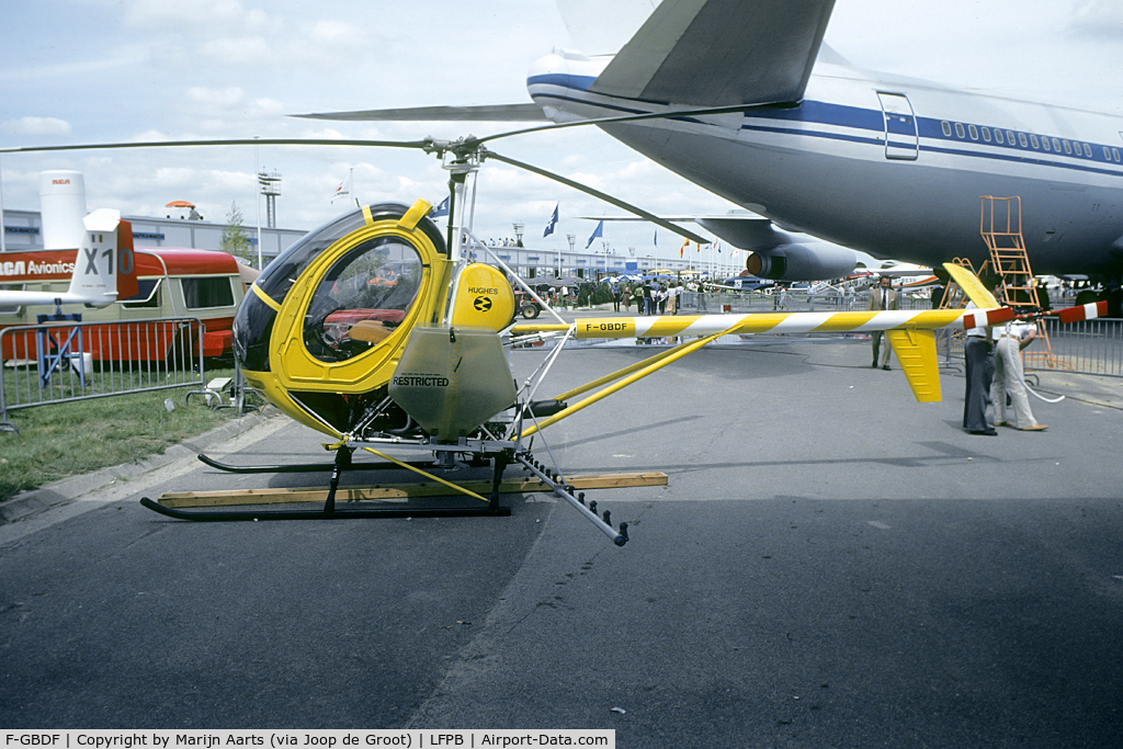 F-GBDF, Schweizer(hughes) SCHWEIZER 269C C/N 480686, At the 1979 Paris Air Show. Photo by Marijn Aarts
