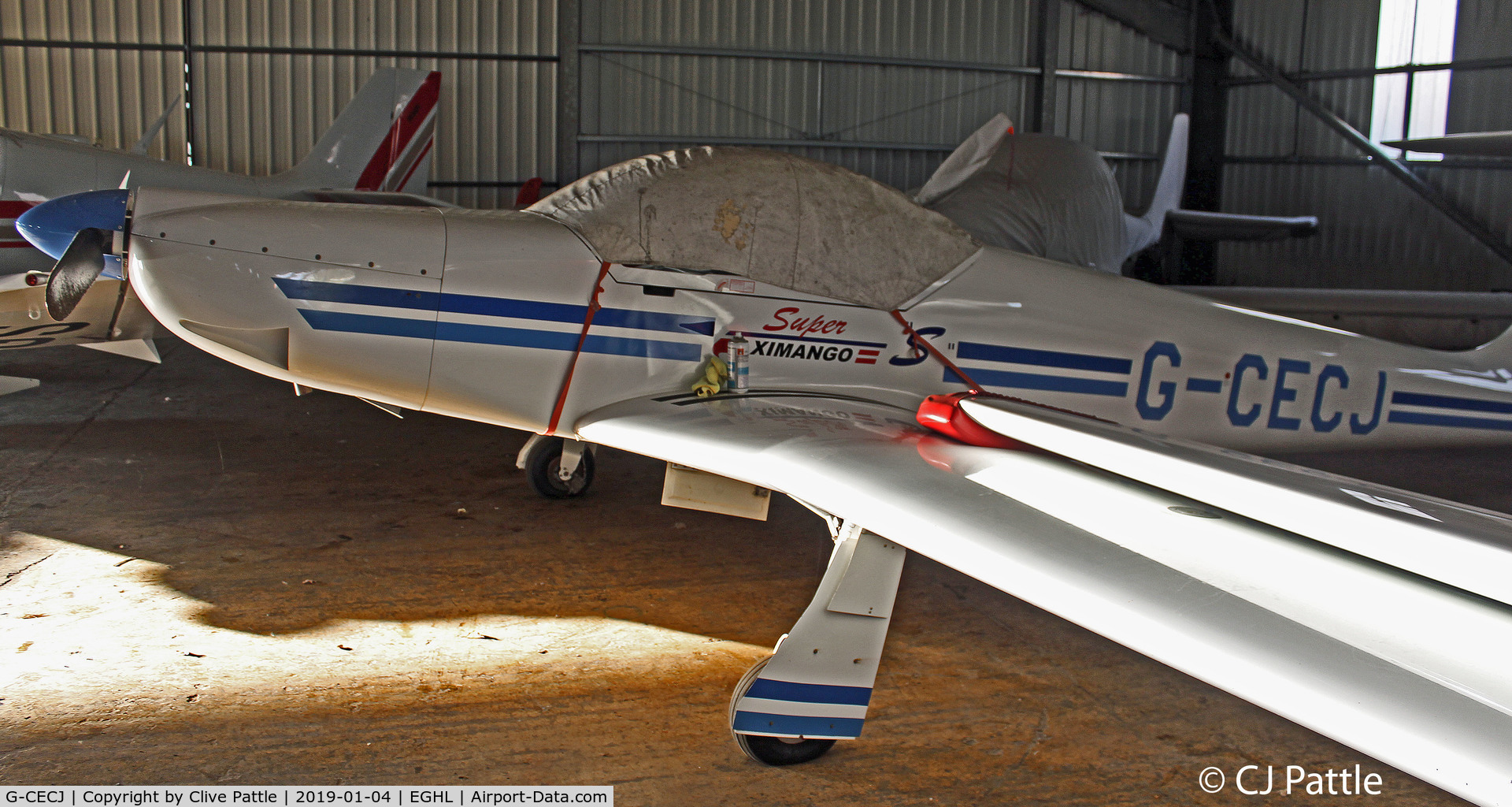 G-CECJ, 2006 Aeromot AMT-200S Super Ximango C/N 200.168, Hangared @Lasham