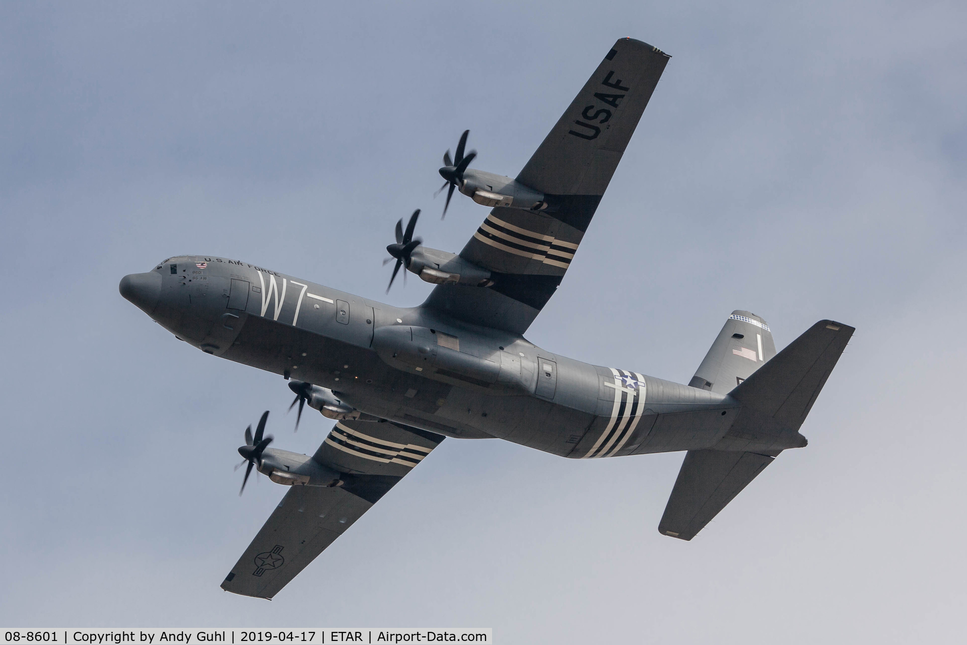 08-8601, 2008 Lockheed Martin C-130J-30 Super Hercules C/N 382-5609, World War 2 decals