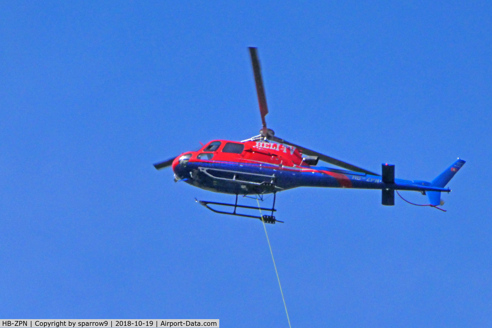HB-ZPN, 2017 Airbus Helicopters AS-350B-3 Ecureuil C/N 8455, Working near Cavigliano in Centovalli