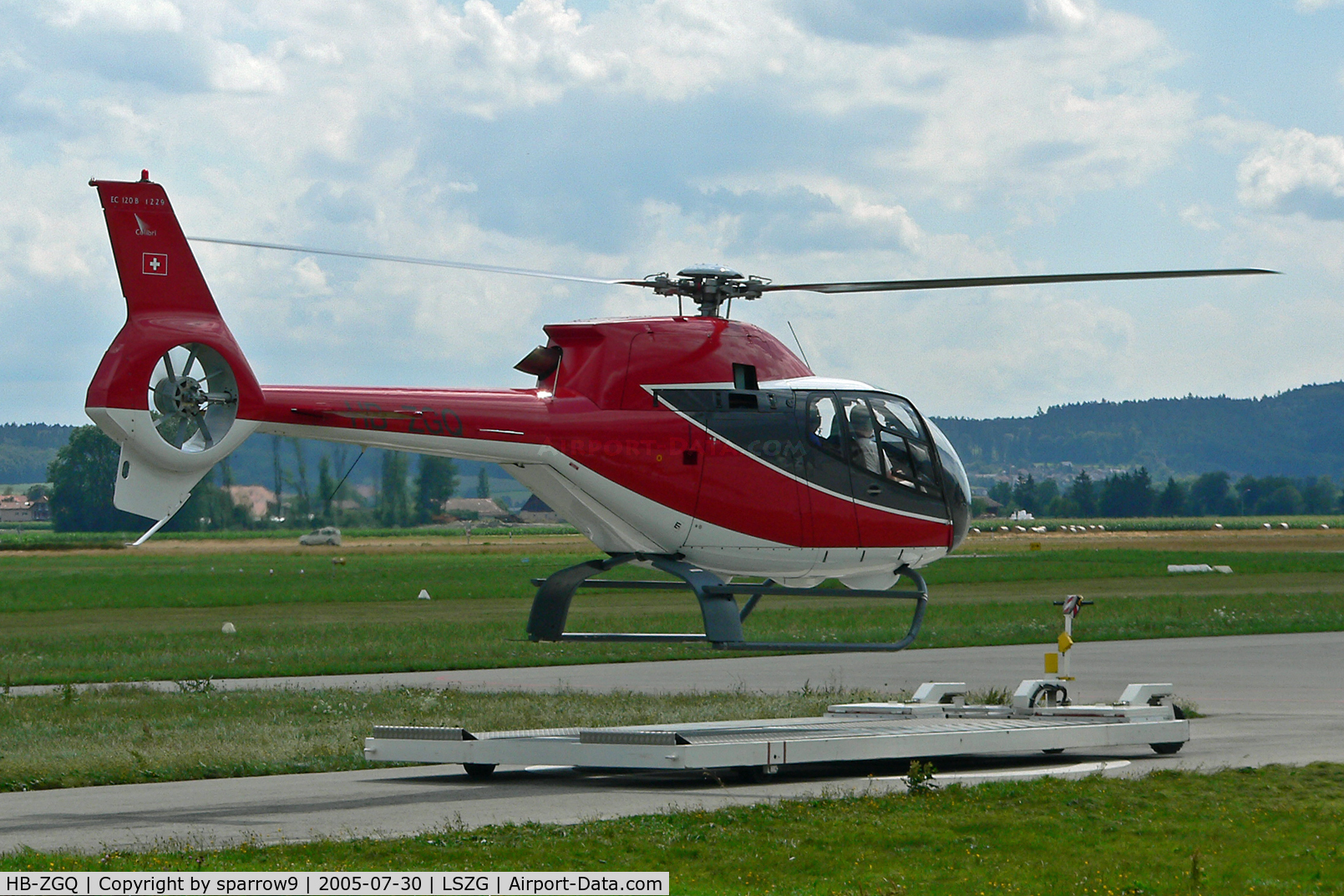 HB-ZGQ, 2001 Eurocopter EC-120B Colibri C/N 1229, At Grenchen