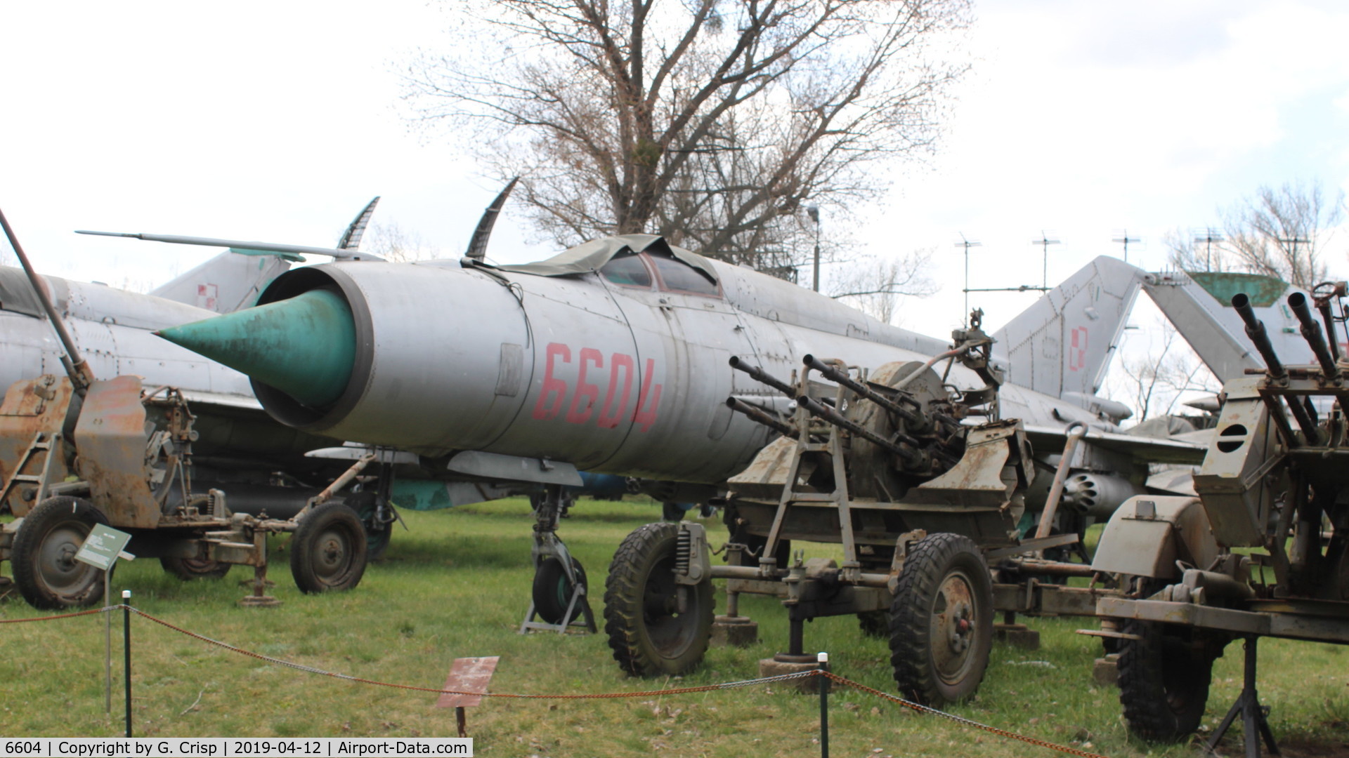 6604, Mikoyan-Gurevich MiG-21PFM C/N 96A6604, Museum of Military Technology
Fort Sadyba, Warsaw, Poland