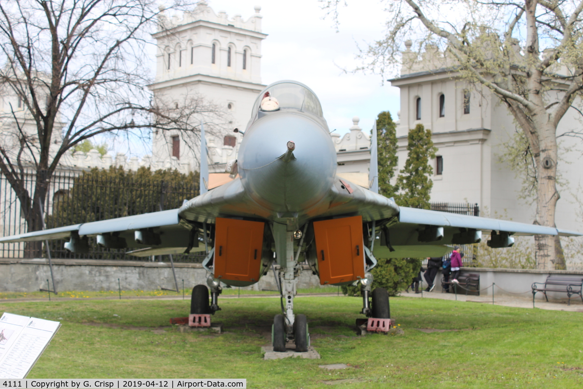 4111, 1988 Mikoyan-Gurevich MiG-29G C/N 2960525111, Polish Army Museum, Warsaw, Poland