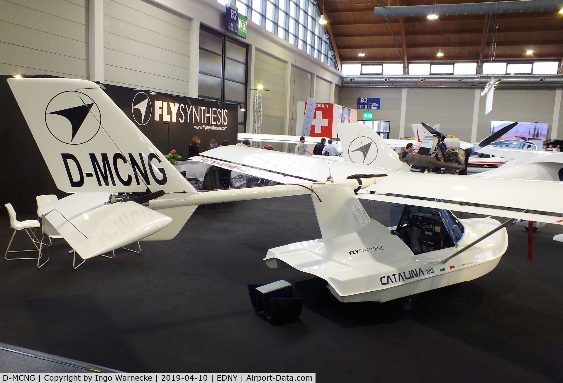 D-MCNG, Fly Synthesis Catalina NG C/N F5AB0090E23C, FlySynthesis Catalina NG at the AERO 2019, Friedrichshafen