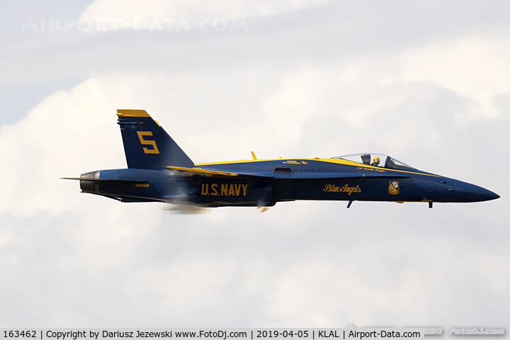 163462, 1988 McDonnell Douglas F/A-18C Hornet C/N 0683/C027, F/A-18C Hornet 163462  from Blue Angels Demo Team  NAS Pensacola, FL